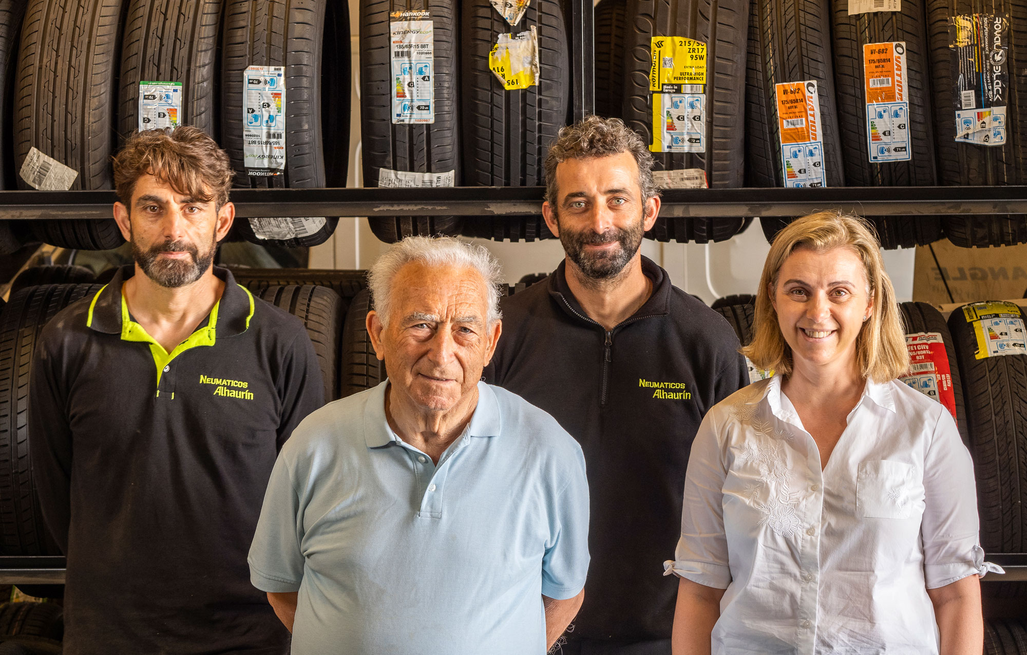 El equipo de Neumáticos Alhaurín